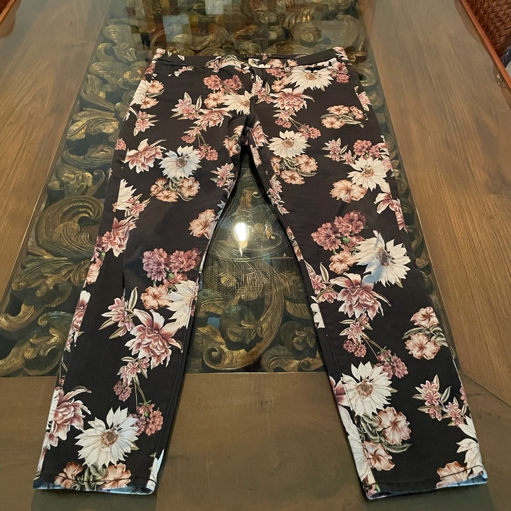 Jen 7 floral print Jean